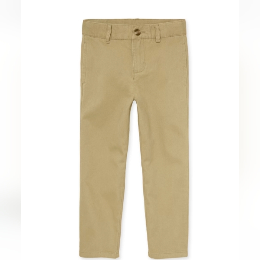 Children's Place Boys Khaki Uniform Pants (4 pair bundle)